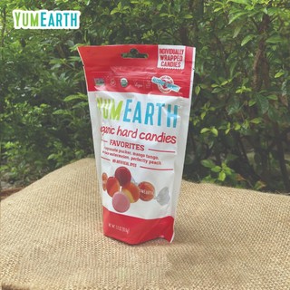Kẹo Mút Hữu Cơ YumEarth Vị Trái Cây Túi 14 Que Organic Không Phẩm Màu Nhân Tạo