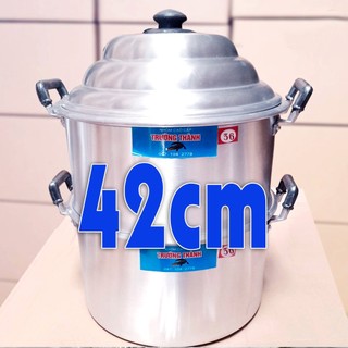 [Kho Sỉ] Xửng hấp, chõ hấp size 42 nhôm cao cấp trường thành hấp 13kg gạo -Hunghome