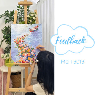 [HỎA TỐC] Tranh tô màu theo số, Tranh số hóa có khung 40x50cm, tranh tự tô trang trí tường