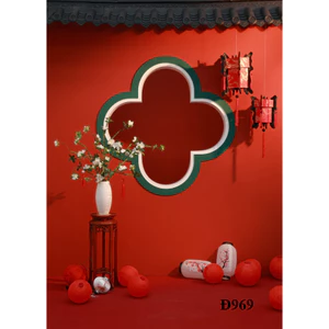Bạckground decor trang trí Tết hiện đại, phông nền đỏ xu hướng mới