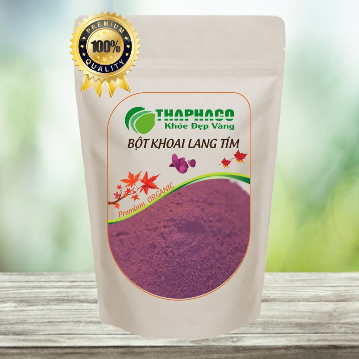 1kg Bột Khoai Lang Tím Nguyên Chất - Bột Siêu Mịn Chất Lượng Cao - Hàng Công Ty