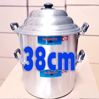 [Kho Sỉ] [CHÍNH HÃNG] CHÕ HẤP ĐỒ XÔI NHÔM SIZE 42cm TRƯỜNG THÀNH CAO CẤP HẤP 11KG GẠO, LOẠI 1 DÀY - HUNGHOME