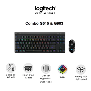 Combo Bàn phím Gaming Logitech G515 & Chuột Gaming Logitech G903 Hero