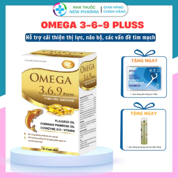 Omega 3-6-9 Pluss Hỗ Trợ Giảm Cholesterol Trong Máu, Giảm Nguy Cơ Xơ Vữa Động Mạch