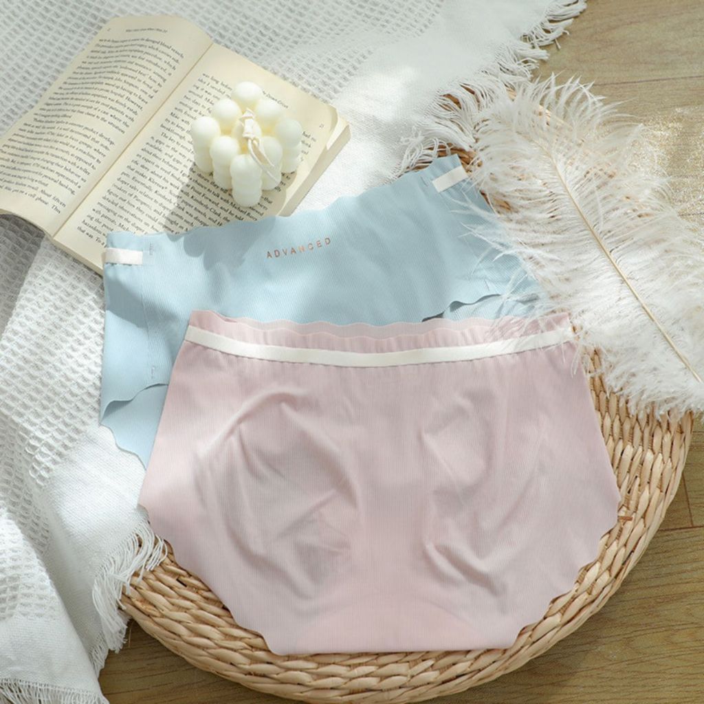 Quần lót su nữ mềm mịn không đường may viền lượn sóng quyến rũ sexy đáy lót chắc chắn LANIXA L8468