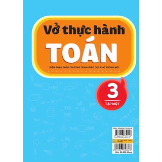 Sách - Vở Thực Hành Toán 3 - Biên soạn theo chương trình GDPT mới - ndbooks