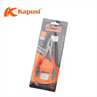 Kìm điện, kìm nhọn, kìm cắt KAPUSI K-8299 cỡ 5inch-125mm cao cấp, mạ chrome chống gỉ, Bh 12 tháng