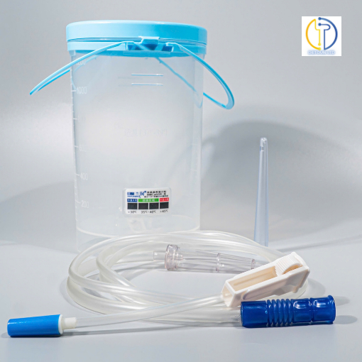 Bình truyền cà phê 1200ml (Bình chứa + Dây nối 1m8 + Đầu truyền 10cm) Tặng kèm Dây truyền