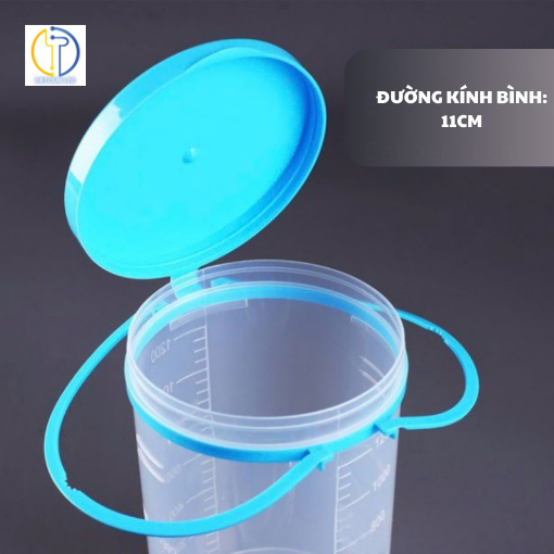 Bình truyền cà phê 1200ml (Bình chứa + Dây nối 1m8 + Đầu truyền 10cm) Tặng kèm Dây truyền