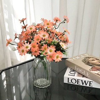 Hoa Giả - Cụm Hoa Cúc Giả 40cm Trang Trí Nội Thất, Cửa Tiệm Tinh Tế, Thanh Lịch