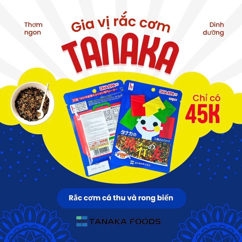 Ảnh COMBO 1: RẮC CƠM CÁ THU RONG BIỂN VÀ TRỘN CƠM RAU NON CÁ HÔI 1
