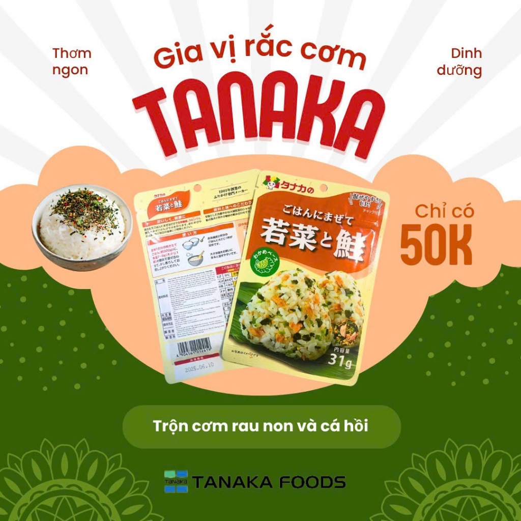 Ảnh COMBO 1: RẮC CƠM CÁ THU RONG BIỂN VÀ TRỘN CƠM RAU NON CÁ HÔI 2