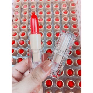 Thỏi Son Dưỡng Hộp [Đỏ Cam] Collagen Full Box Dưỡng Môi Sau Xăm Làm Hồng Môi Giảm Khô Môi Nứt Nẻ