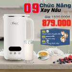 Máy làm sữa hạt đa năng Ceool - Dung tích 1L - Chính hãng xay nấu siêu nhuyễn mịn chống trào - Bảo hành 12 tháng — ảnh 1