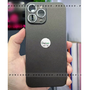 Miếng dán Skin Mặt Lưng Màu Titan Đen FULL VIỀN Dành cho 15 pro max 14 pro max 13 pro max 12 pro max - FukiShop