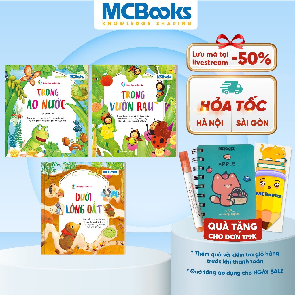 [Outlet S1] Sách - Bộ sách Những ngón tay bận rộn - Phân loại lẻ/combo - Finybooks