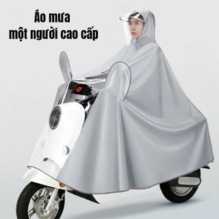 Áo Mưa Cánh Dơi Cao Cấp Vải Dù Dày Dặn – Có Kính Chắn Gió, Mặt Trước Trong Suốt Xem Đồng Hồ Dễ Dàng