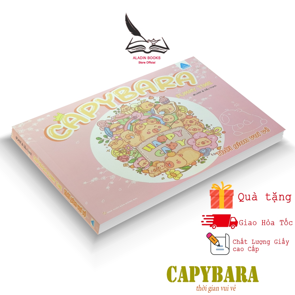 Sách -Capypara -Funny Time -Thời Gian Vui Vẻ-Lant-Tiểu Tranh