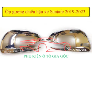 Ốp Gương chiếu hậu xe Hyundai Santafe 2019 - 2022, 2023, 2024 Mạ Crom cao cấp