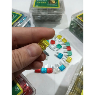 Combo 10 Cầu chì ô tô chân nhỏ. Cầu chì chân kim.