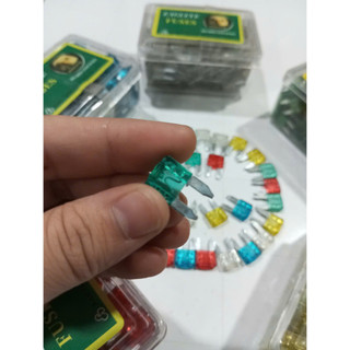 Combo 10 Cầu chì ô tô chân nhỏ. Cầu chì chân kim.