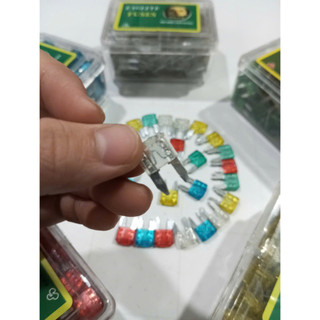 Combo 10 Cầu chì ô tô chân nhỏ. Cầu chì chân kim.