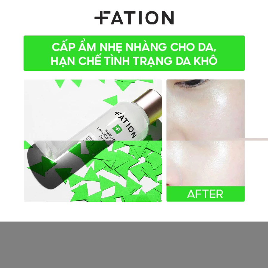 Ảnh Nước Hoa Hồng Cân Bằng Da FATION NOSCA9 TROUBLE CLEAR TONER 200ml 4