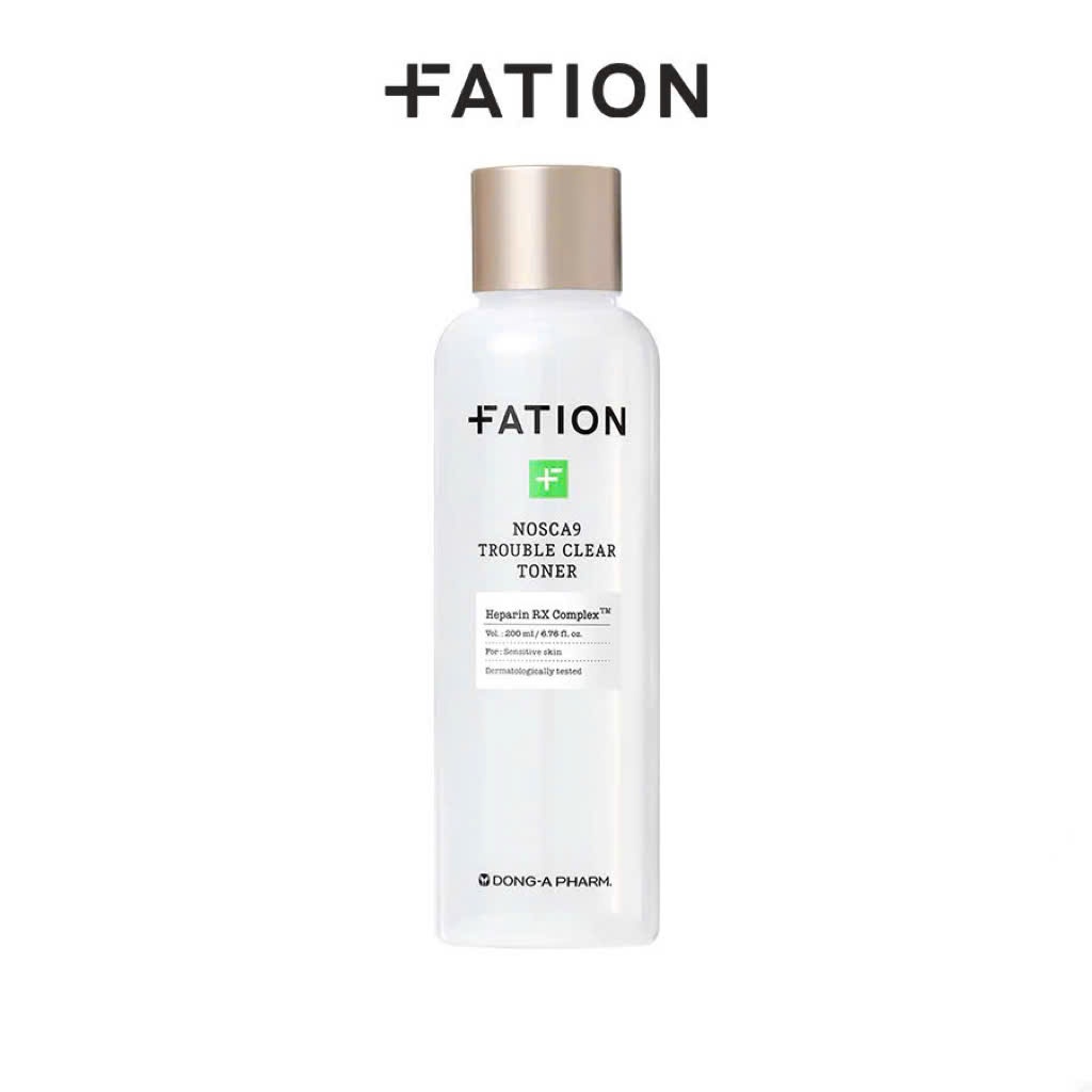 Ảnh Nước Hoa Hồng Cân Bằng Da FATION NOSCA9 TROUBLE CLEAR TONER 200ml 2