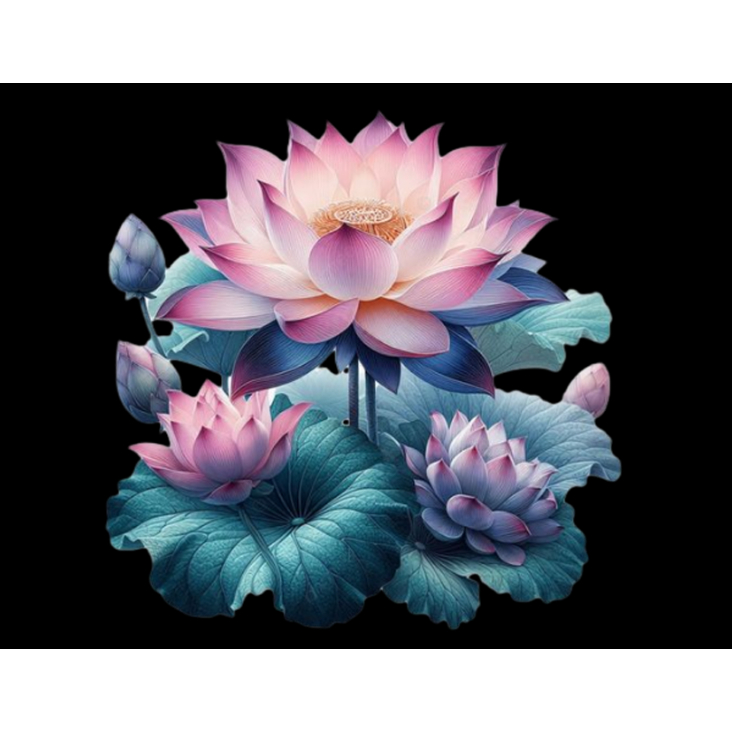 [Hình ủi nhiệt] hình hoa ủi áo tại nhà bằng bàn là bàn ủi