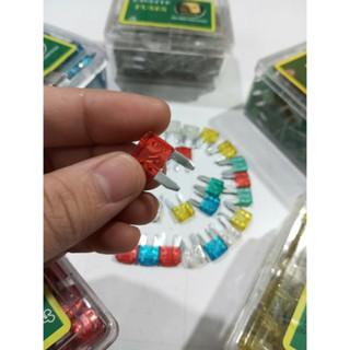 Combo 10 Cầu chì ô tô chân nhỏ. Cầu chì chân kim.