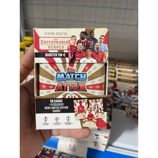 [ Mini Tin ] Hộp Thẻ Match Attax Champione League Mùa 2024/25 24/25( 31 Thẻ )
