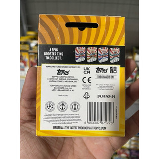 [ Mini Tin ] Hộp Thẻ Match Attax Champione League Mùa 2024/25 24/25( 31 Thẻ )