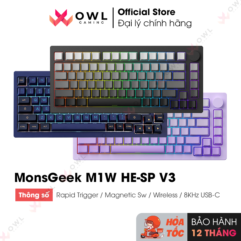 Bàn phím MonsGeek M1W HE-SP V3 (Rapid Trigger / Magnetic Switches / 8K ...