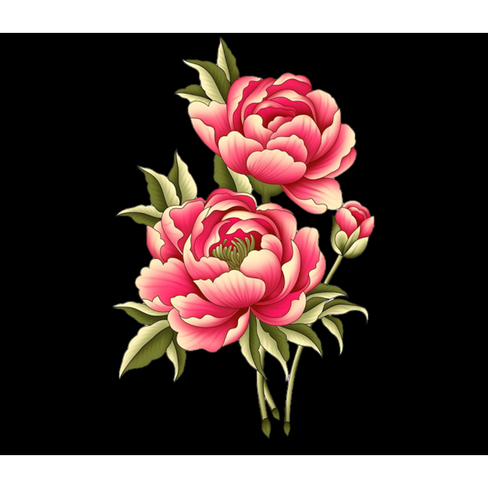 [Hình ủi nhiệt] hình hoa ủi áo tại nhà bằng bàn là bàn ủi