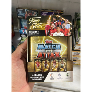 [ Mega Tin ] Hộp Thẻ Lớn Match Attax Champions League Mùa 2024/25 24/25 ( 48 Thẻ )