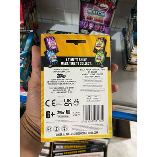[ Mega Tin ] Hộp Thẻ Lớn Match Attax Champions League Mùa 2024/25 24/25 ( 48 Thẻ )