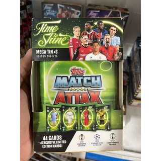 [ Mega Tin ] Hộp Thẻ Lớn Match Attax Champions League Mùa 2024/25 24/25 ( 48 Thẻ )