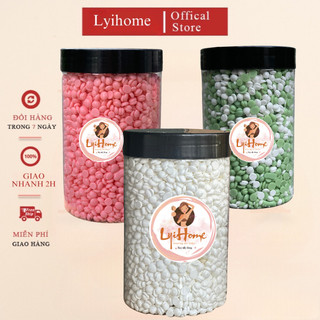 [TẶNG QUE] Hũ 500g sáp dừa cao cấp wax lông nóng lyihome, sáp dẻo thơm bám lông tốt