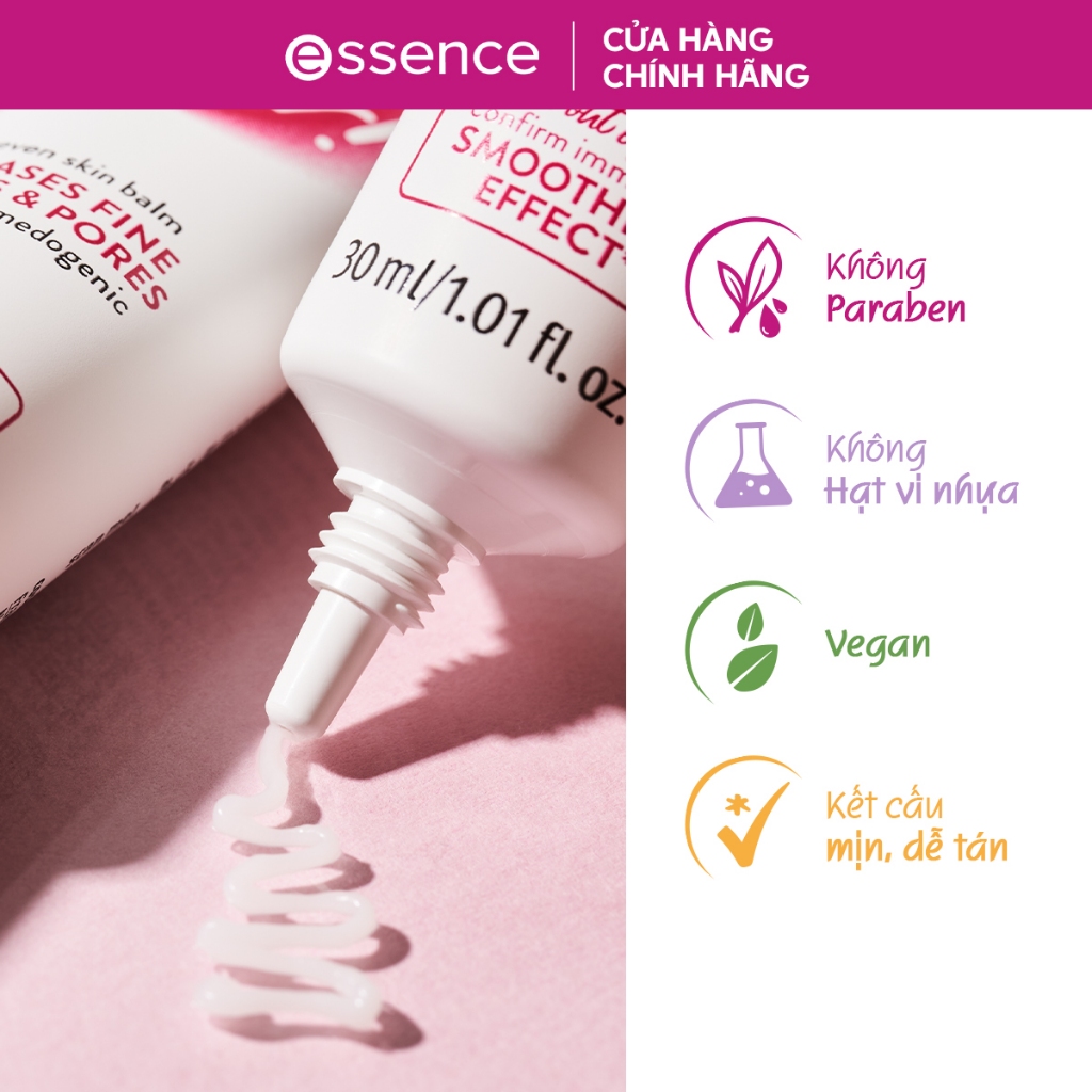 [HSD: 04/27] Kem lót làm đều màu da Essence ALL ABOUT blur! even skin balm 30ml
