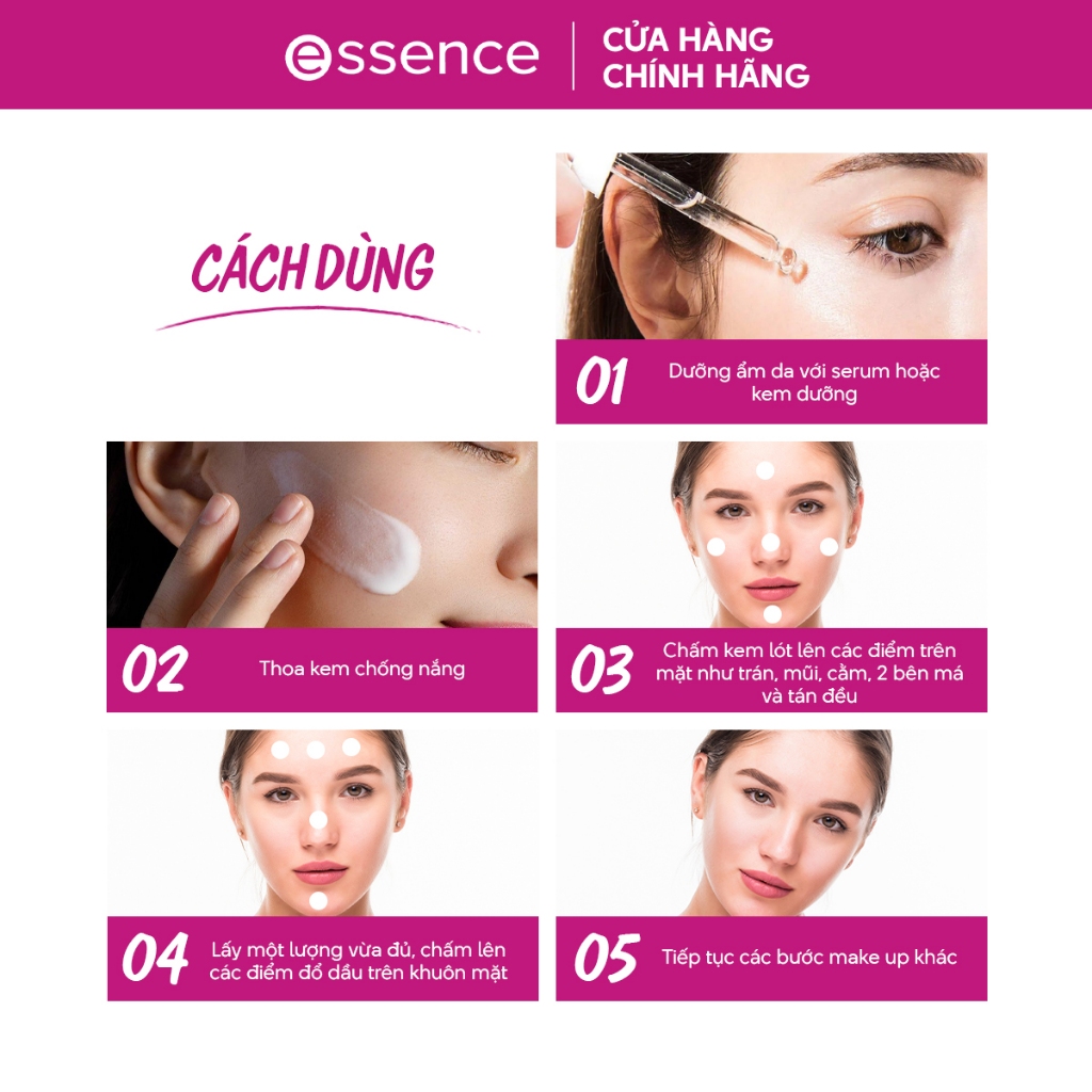 [HSD: 04/27] Kem lót làm đều màu da Essence ALL ABOUT blur! even skin balm 30ml