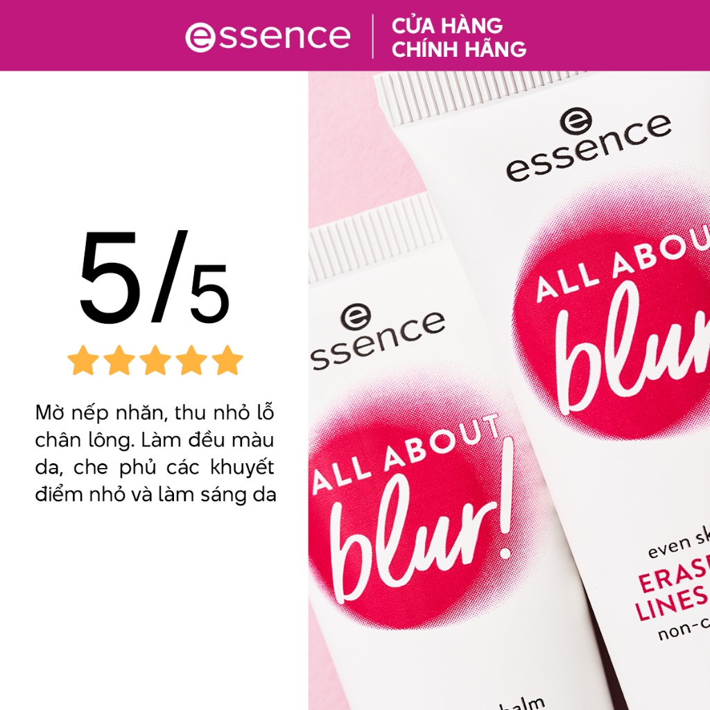 [HSD: 04/27] Kem lót làm đều màu da Essence ALL ABOUT blur! even skin balm 30ml