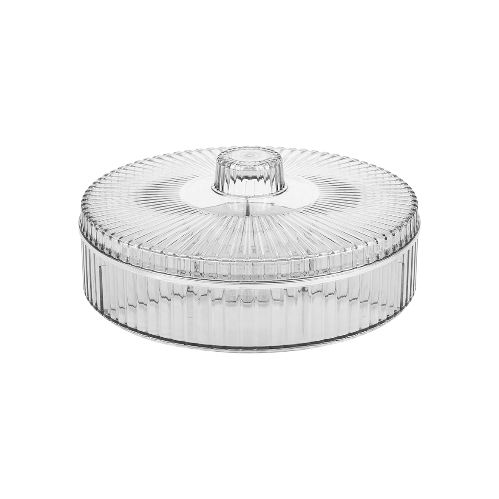 Khay mứt tròn 4 ngăn Hokori Chính Hãng Việt Nhật (mã 5635-1)