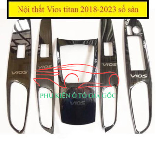 Ốp Nội Thất Xe Toyota Vios 2019 - 2022, 2023, 2024 số sàn titan cao cấp sáng bóng