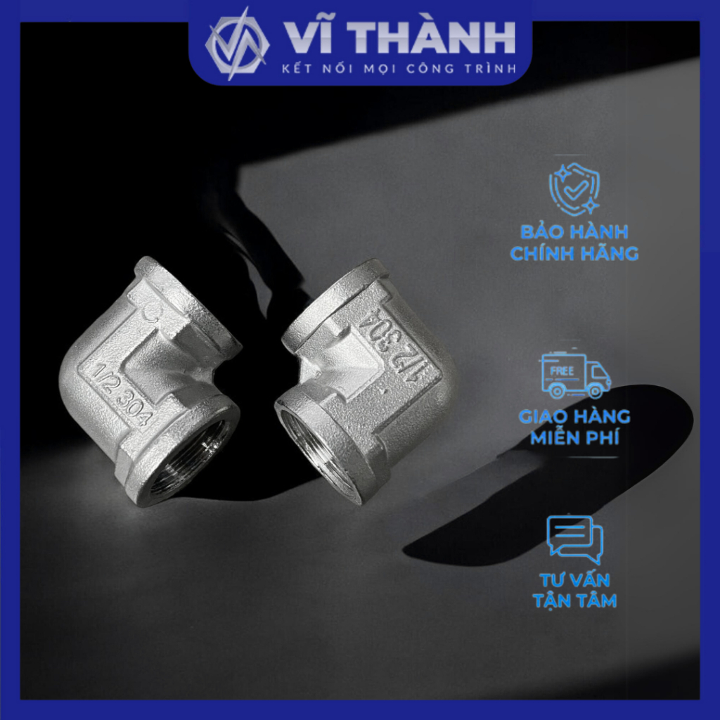 Cút gân MTAI Inox 201 DN15-DN32 | Shopee Việt Nam