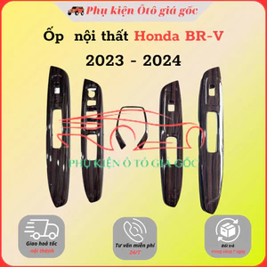 Ốp nội thất xe Honda BRV 2023, 2024 nhựa ABS vân gỗ bóng cao cấp, sang trọng(KO DÙNG CHO BẢN L)