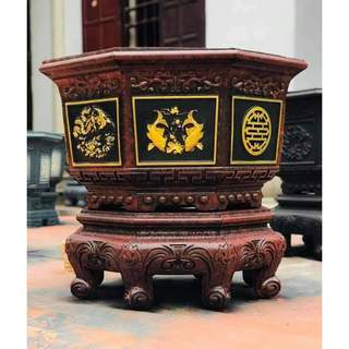 Khuôn Chậu bát giác rộng 75 cm hàng Việt nam