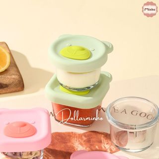 Hộp đựng đồ ăn dặm, hộp thủy tinh, giúp bảo quản đồ ăn cho bé