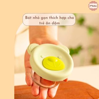Hộp đựng đồ ăn dặm, hộp thủy tinh, giúp bảo quản đồ ăn cho bé