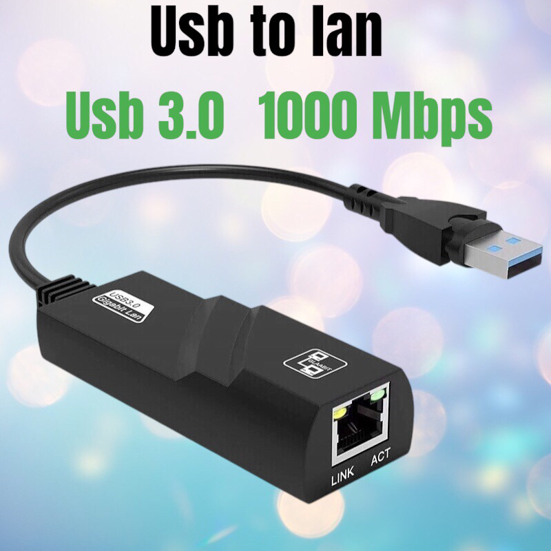 USB to lan dây chuyển đổi USB sang lan 100/1000mbps cáp chuyển lan sang ...