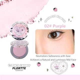 [FLORTTE] Phấn Bắt Sáng FLORTTE Dạng Phấn Lì Thỏ Bunny Hũ tròn Xinh Xắn Esther Bunny Highlighter
